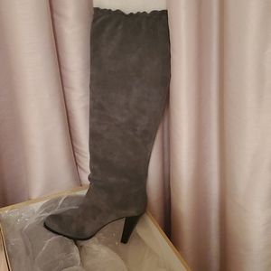 michael kors grey boots